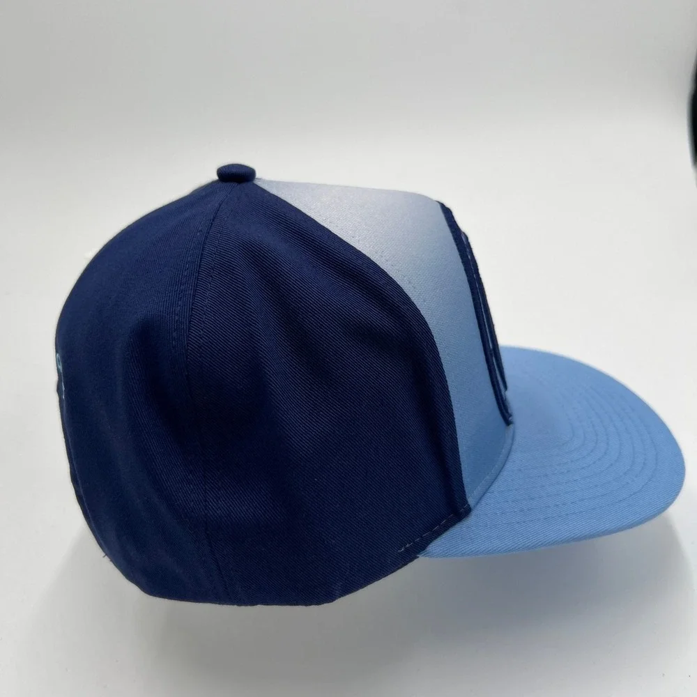 MLS New York City FC NYCFC Snapback Hat Navy Light Blue Flat Bill‎ OSFA NWT